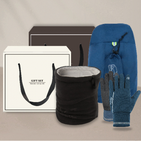 접이식 스포츠 백팩 [PMB-02] + 프리미엄 넥워머 + 극세사 니트 터치 장갑 3종 세트 #2