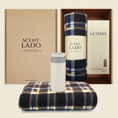 센트라도 네이처 담요+포인트 텀블러 세트 #2