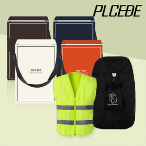 [플씨드] 접이식 스포츠 백팩(PMB-02) 1P + 작업용 안전조끼(일반형) 1P 2종 세트