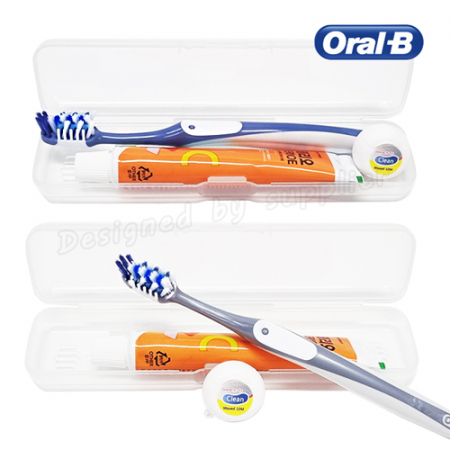 뉴 오랄비 크로스액션 세정력 칫솔 페리오 치실 칫솔치약세트 #4