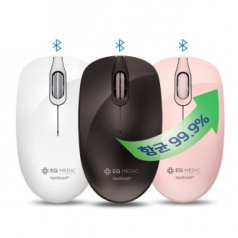 이큐메딕 Sanitize BM1 항균 무소음 시력보호 트리플페어링 무선마우스