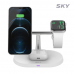 작은이미지: 스카이 필 맥세이프 무선충전기 3in1 W54 #2
