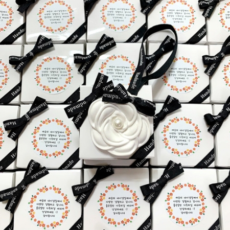 엘레강스 장미 석고 방향제 / 차량용 방향제 #2