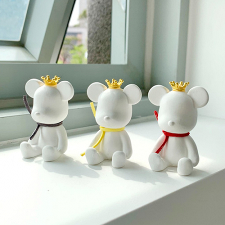 큐트 마우스 베어 석고 방향제 / 차량용 방향제 #2