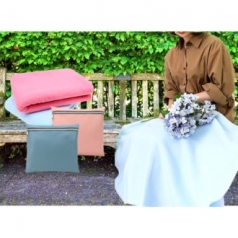 휴대용 클러치 코지워머 미니쿠션 담요