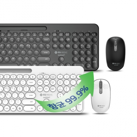 이큐메딕 Sanitize-WS3 항균 무선 키보드 마우스 세트 #2