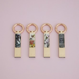 아름누리 전통민화 자개열쇠고리 스틱USB(8G~32G)