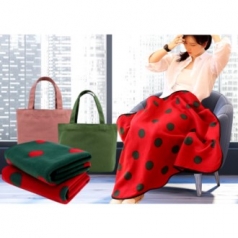 구술 모양 담요 미니 손가방 세트