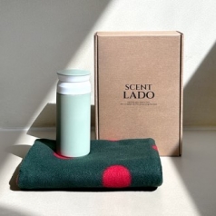 센트라도 패턴 담요 + 포인트 텀블러 세트