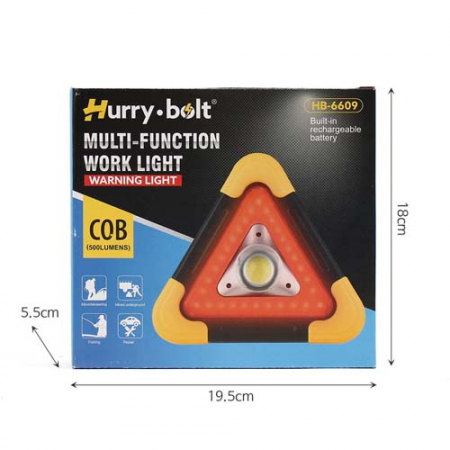 차량용 LED 안전 삼각대 (옐로우) 비상 표지판 작업등 #4