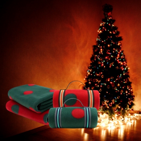 루미너스 도트 패턴 휴대용 밴드 담요 #2