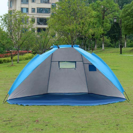 2인용 비치쉐이드 그늘막 텐트 피크닉 바닷가 그늘막 (블루) #2