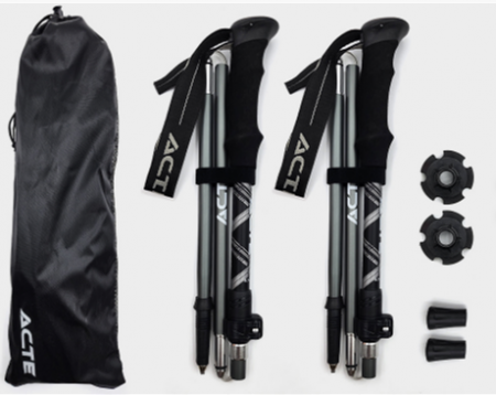 액트 접이식 등산 지팡이 1세트 (2p) 7075 CA-1903 #2