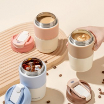 바블로브 보온보냉 파스텔 스텐 텀블러 400ml