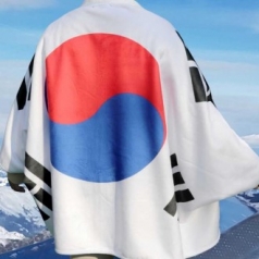 태극기 극세사이불 무릎담요 블랭킷 극세사담요 캠핑이불 캠핑담요 겨울담요 종이박스 스티커 가능