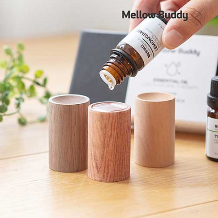 멜로우버디 디퓨져 에센셜 오일 확산 우드 원기둥 #3