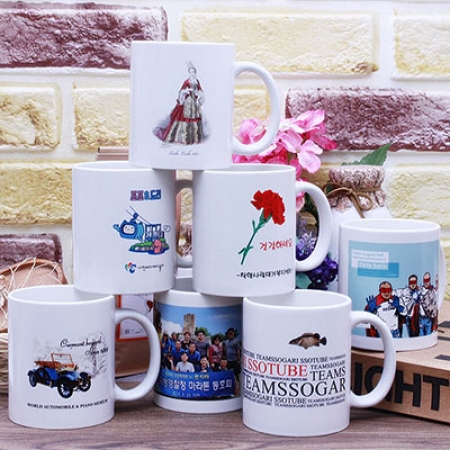 무광백자 포토머그컵 #3