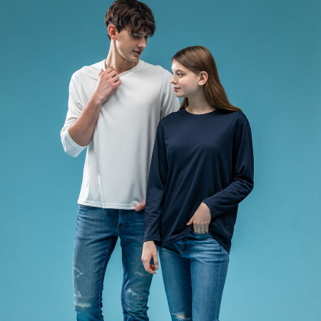 쿨론 라운드 긴팔 티셔츠 // 국산 #2