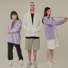 시그니처 후드 집업 // 국산