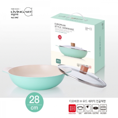 디오바코 우드 세라믹 만능팬 28cm #2