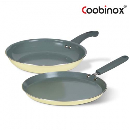 [쿠비녹스] 인덕션 파스텔로 2종 세트 (28cm프라이팬 / 28cm크레팬) #2