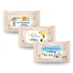 교회 전도 3종 생분해 물티슈 15매 [FSC 인증원단]