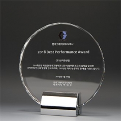 명예 퇴직 기념패 크리스탈 공로패 E1206L