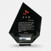 작은이미지: 송공패 재직기념패 크롬받침 블랙크리스탈 상패 art 345 #2
