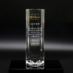 회사 퇴직 퇴임 재직기념 감사패 크리스탈 상패 art 339