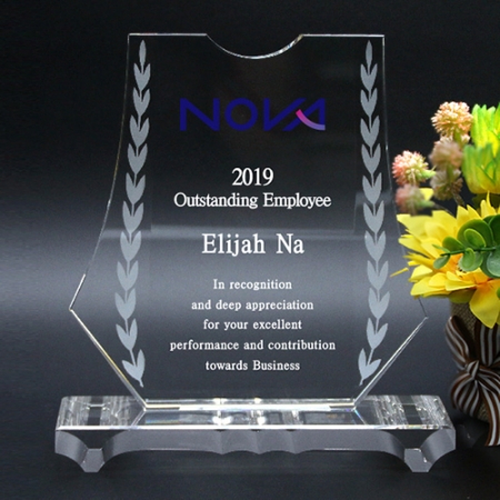 감사패 공로 퇴임 기념 크리스탈 방패 상패 제작 BP #2