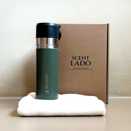 센트라도 송월타올 수건 + 스탠리 고진공 슬림보틀 텀블러 세트 #2