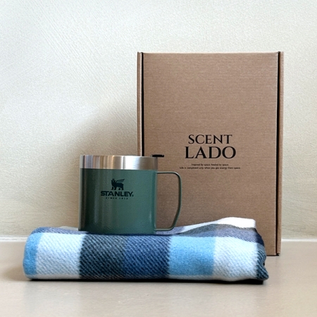 센트라도 네이처 담요 + 스탠리 클래식 진공캠프 머그 세트 #2