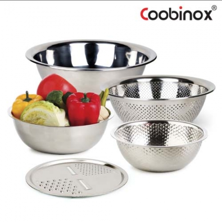 [쿠비녹스] 믹싱볼 쌀함박 채반 채칼 5종 세트(CO-1156) #2