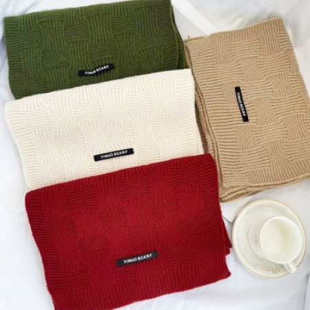 소프트그리드 여성 겨울목도리 따뜻한 니트머플러 #3