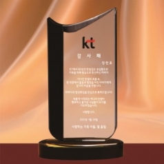 블랙 투톤 크리스탈 상패 379