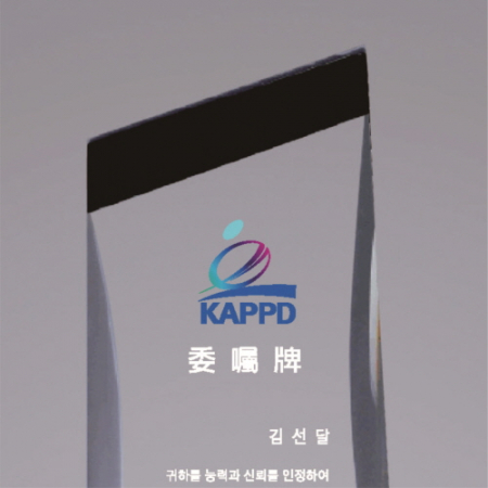 크리스탈 상패 382 #3