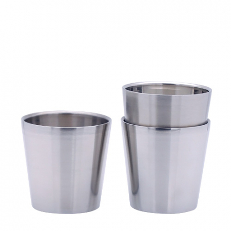 코스텐 스테인리스 이중컵A (국산/유광) #2