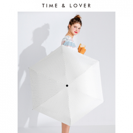 [타임앤러버] 스트라이프 5단우산 수동 양우산 #2