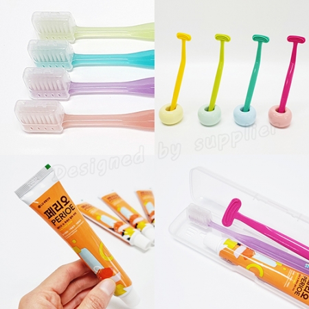 ST덴탈 혀클리너 엠보싱 페리오 칫솔치약 여행용세트 #5