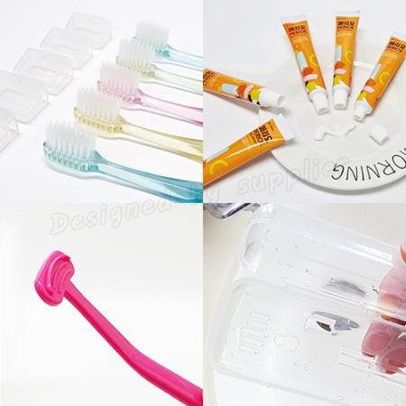 ST덴탈 혀클리너 크리스탈캡 페리오 칫솔치약 여행용세트 #5