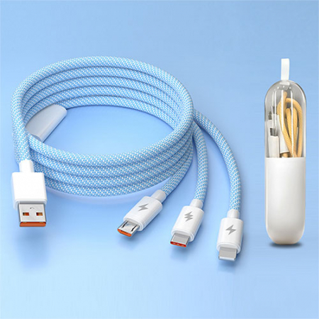 캡슐 파스텔 3라인 고속 충전케이블 #2