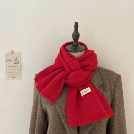 가볍고 따뜻하게 플러피 니트목도리 #2