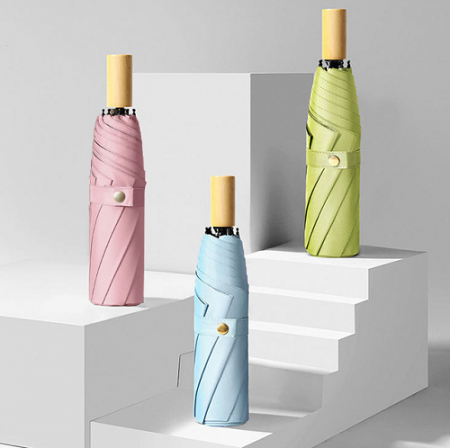 타겟 3단 암막 우드핸들 우양산 #2