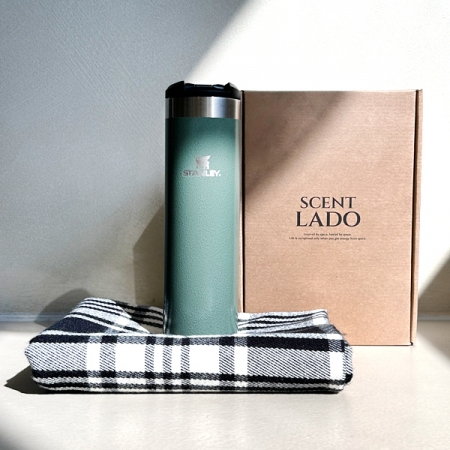 센트라도 국산 항공 담요 + 스탠리 에어로라이트 텀블러 세트 #2