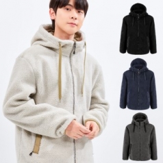 매직 헤비 후드 플리스 자켓 양털 후리스 모자 점퍼 JK 490W