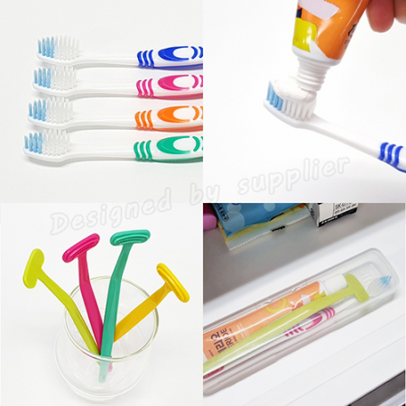 ST덴탈 혀클리너 오랄비 고탄력 페리오 칫솔 치약 여행용세트 #5