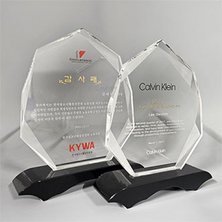 크리스탈 트로피 상패 Q-4 #3