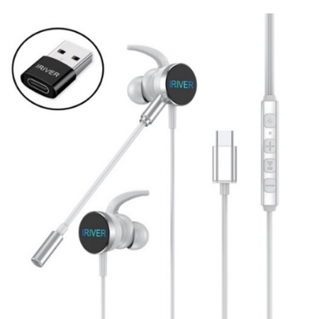 아이리버 IGE-202C C타입 게이밍 LED 이어셋, 듀얼마이크 USB 변환젠더 포함 #6