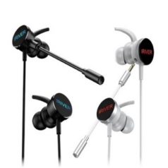 아이리버 IGE-202C C타입 게이밍 LED 이어셋, 듀얼마이크 USB 변환젠더 포함