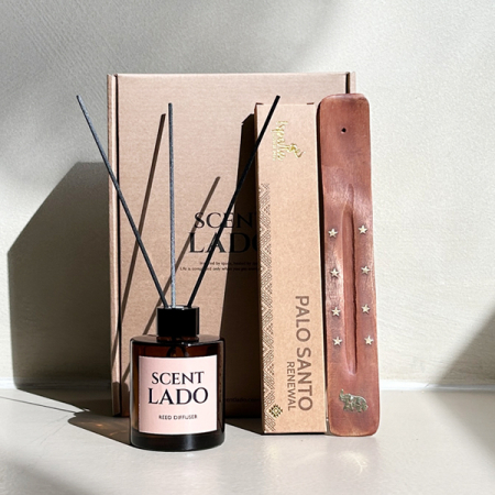 [센트라도] 디퓨저 150ml + 이스팔라 팔로산토 인센스 스틱 방향제 세트 #2